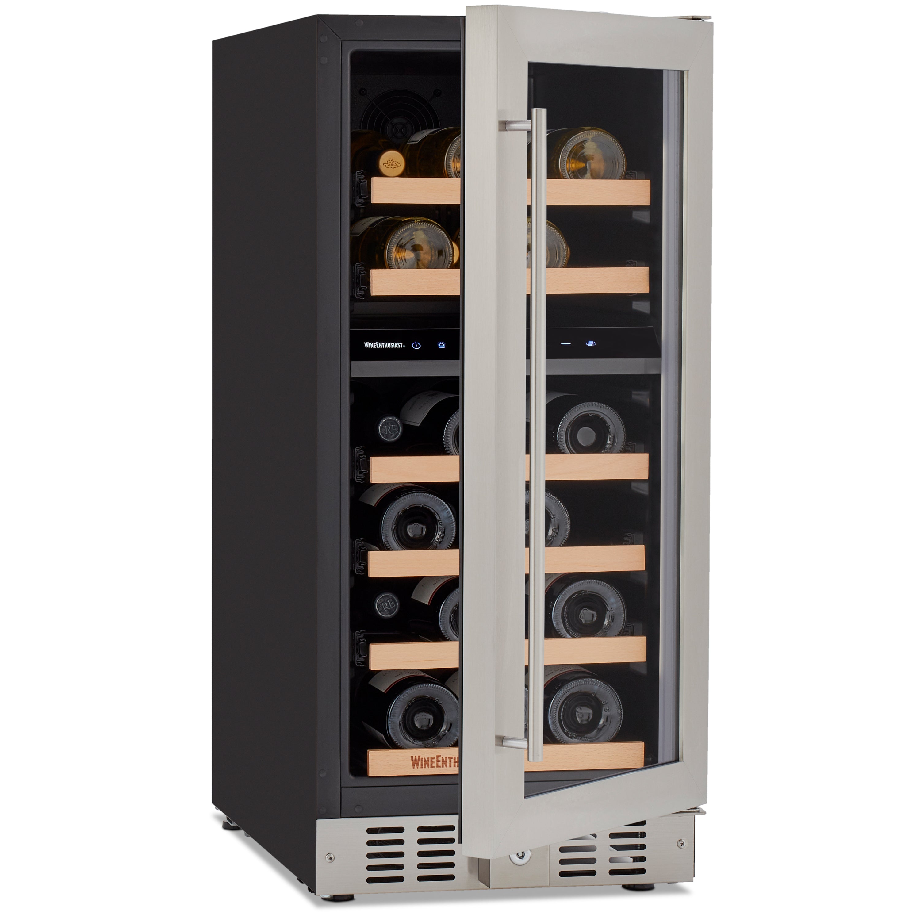 Wine Enthusiast Latitude S 15" Smart Wi-Fi Undercounter Dual Zone Wine Cellar