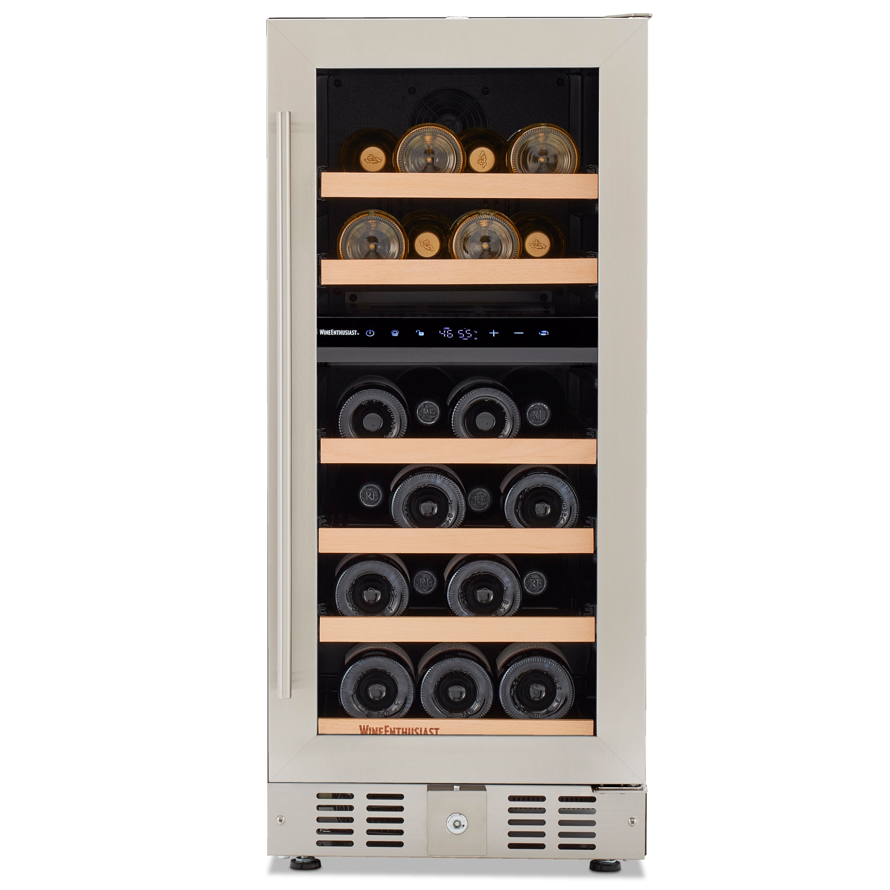 Wine Enthusiast Latitude S 15" Smart Wi-Fi Undercounter Dual Zone Wine Cellar
