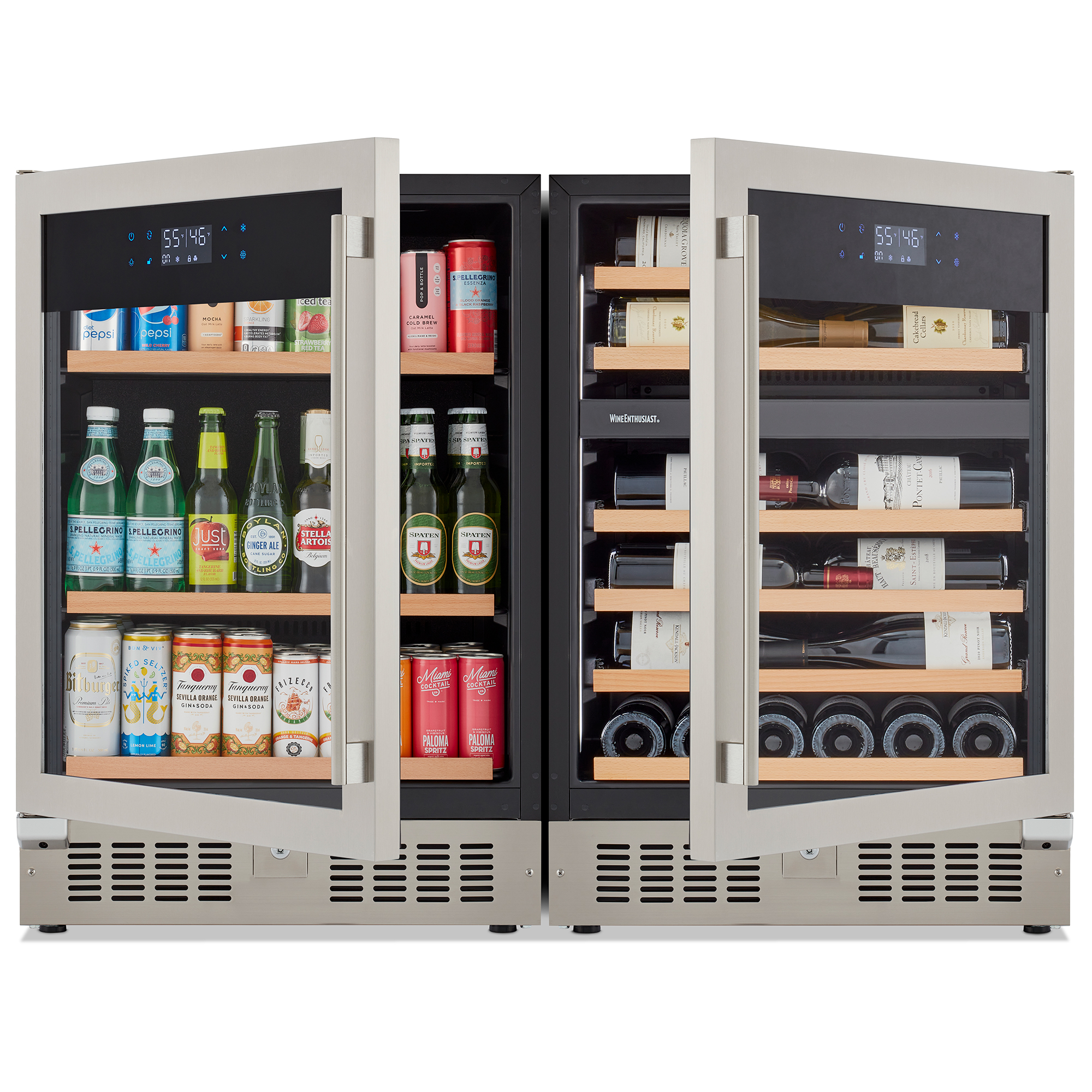 Wine Enthusiast Latitude S Smart Wi-Fi Undercounter Wine and Beverage Station