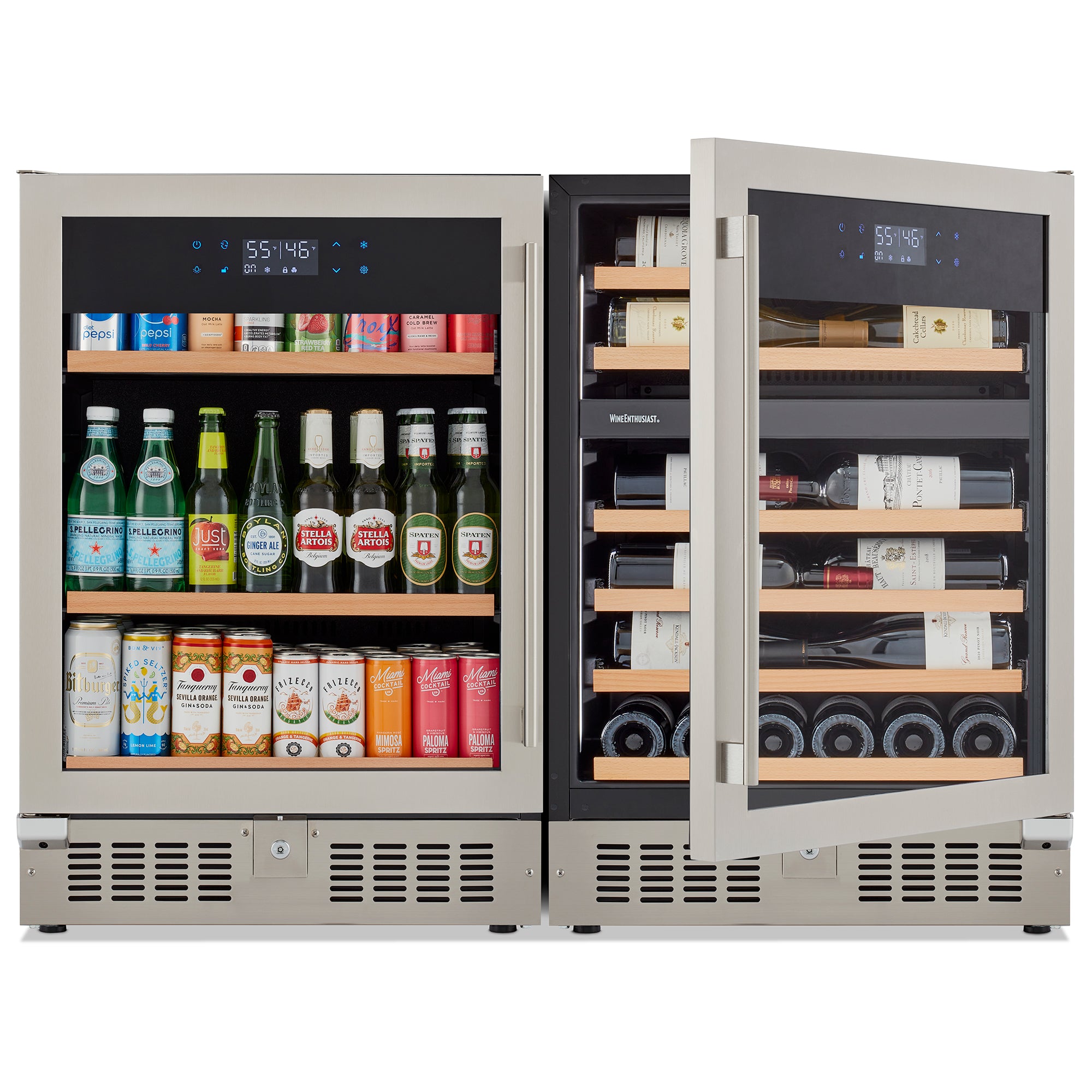 Wine Enthusiast Latitude S Smart Wi-Fi Undercounter Wine and Beverage Station