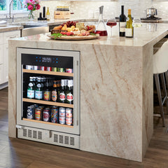 Wine Enthusiast Latitude S 24" Smart Wi-Fi Undercounter Beverage Center