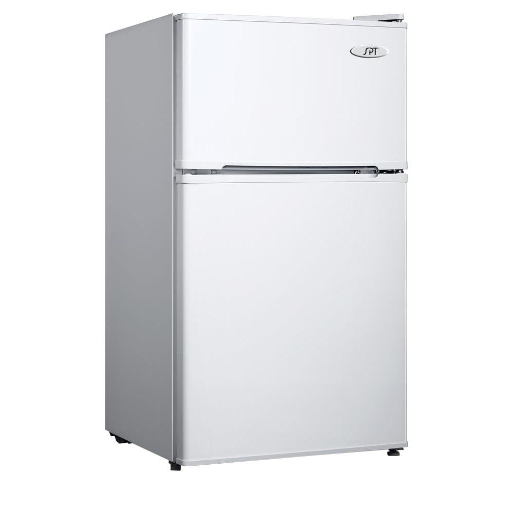 SPT 3.5 cu.ft. Double Door Refrigerator with Energy Star - White