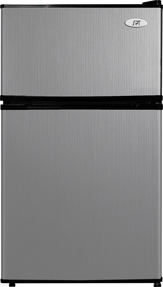 SPT 3.1 cu.ft. Double Door Refrigerator with Energy Star - Stainless Steel