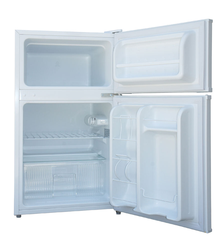 SPT - RF-314W: 3.1 cu. ft. Double Door Refrigerator in White
