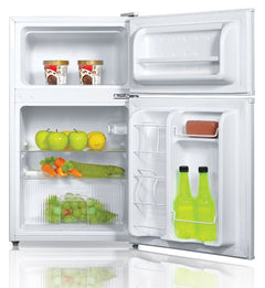 SPT - RF-314W: 3.1 cu. ft. Double Door Refrigerator in White