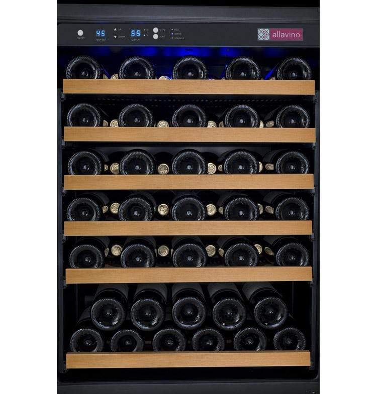 Allavino FlexCount II Tru-Vino 112 Bottle Dual Zone Black Wine Fridge 2X-VSWR56-1B20