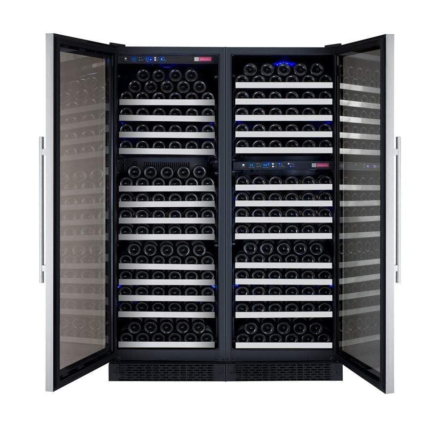 Allavino  FlexCount II Tru-Vino 349 Bottle Three Zone Stainless Steel Wine Refrigerator 3Z-VSWR7772-S20