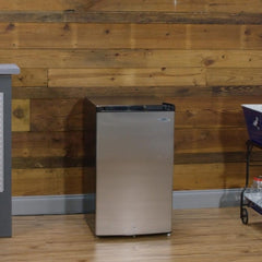 SPT - 3.0 cu.ft. Upright Freezer with Energy Star - Stainless Steel