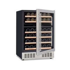 Wine Enthusiast Latitude S 24" Smart Wi-Fi Undercounter Dual Zone Wine Cellar