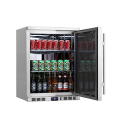 WineCools- KBU55ASD 24 Inch Outdoor Beer Fridge Cooler Stainless Steel