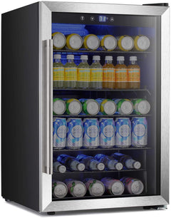 Antarctic Star Beverage Refigerator -145 Can Mini Fridge for Soda Beer or Wine,Small Drink Dispenser