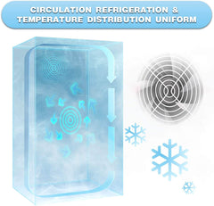 Antarctic Star Beverage Refrigerator Cooler -120 Can  Small Drink Dispenser Clear Front Door