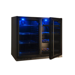 WineCools- KBU28LRX 39 Inch Under Counter Wine And Beer Fridge Combo