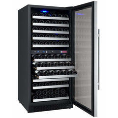 Allavino FlexCount II Tru-Vino 121 Bottle Dual Zone Stainless Steel Right Hinge Wine Fridge VSWR121-2SR20