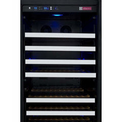 Allavino  FlexCount II Tru-Vino 128 Bottle Single Zone Stainless Steel Left Hinge Wine Fridge VSWR128-1SL20