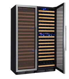 Allavino FlexCount Classic II Tru-Vino 346 Bottle Three Zone Stainless Steel Wine Cooler 3Z-YHWR7274-S20