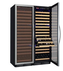 Allavino FlexCount Classic II Tru-Vino 348 Bottle Dual Zone Stainless Steel Wine Fridge 2X-YHWR174-1S20