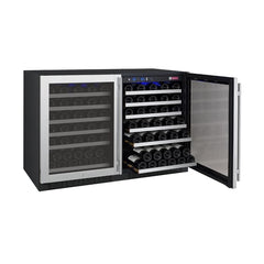 Allavino FlexCount II Tru-Vino 112 Bottle Dual Zone Stainless Steel Wine Fridge 2X-VSWR56-1S20