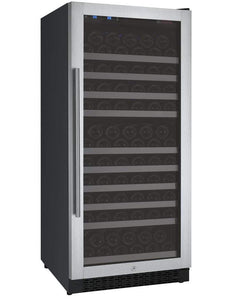 Allavino FlexCount II Tru-Vino 128 Bottle Single Zone Stainless Steel Right Hinge Wine Refrigerator VSWR128-1SR20