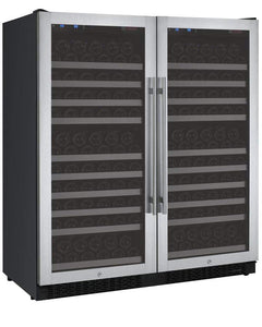 Allavino FlexCount II Tru-Vino 256 Bottle Dual Zone Stainless Steel Wine Fridge 2X-VSWR128-1S20