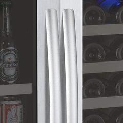 Allavino FlexCount II Tru-Vino 56 Bottle/154 Can Three Zone Stainless Steel Beverage/Wine Fridge 3Z-VSWB24-3S20