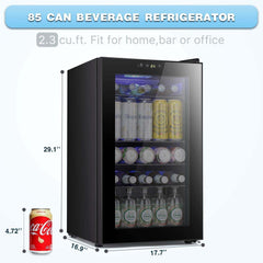 Antarctic Star Beverage Refigerator -100 Can Mini Fridge for Soda Beer or wine,Small Drink