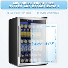 Antarctic Star Beverage Refigerator -145 Can Mini Fridge for Soda Beer or Wine,Small Drink Dispenser