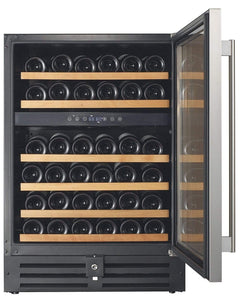 Smith & Hanks 46 Bottle Dual Zone Wine Fridge RE100002